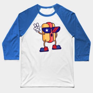 funny american sausage fourth of July gift Baseball T-Shirt